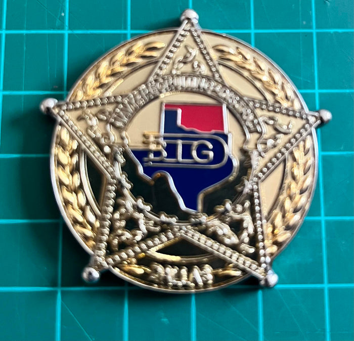 Little Big Texas Navy Recruiting District Chief Coin
