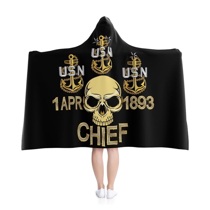 Chief Skull Hooded Blanket