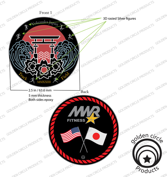 MWR Track and Field Coin