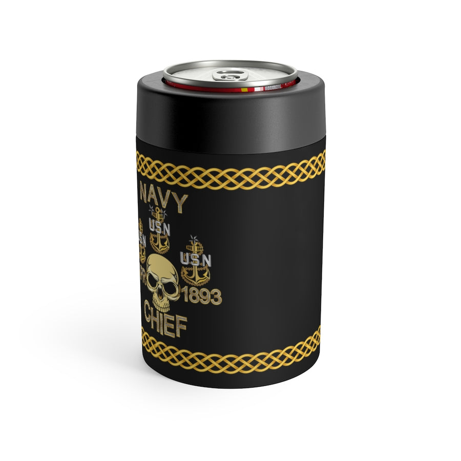 Navy Chief Metal Can Holder
